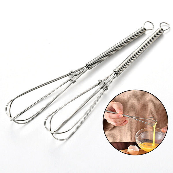 5 7 inch 2Pcs Whisk Set Whiskettes Egg Gravy Sauce Mini Kitchen Tool Whisks AU