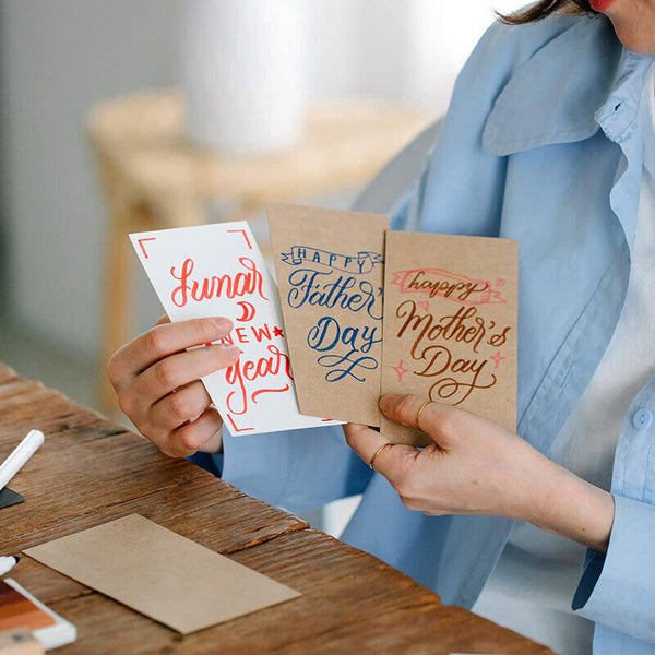 20-60x Blank Flat Cards Thick Card Stock 300gsm Artist Handmake Paper 100*148mm