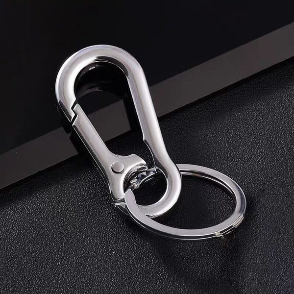 3PCS Clasp Clips Hook Alloy Key Ring Split Detachable Keychain Durable Diy AU