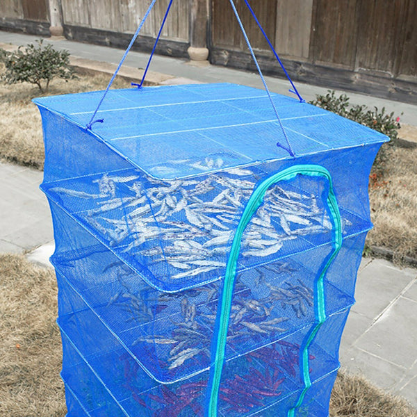 5 Tiers Air Drying Net Vegetable Dehydrator Fruit Fishing Free Hook Hang Rope AU