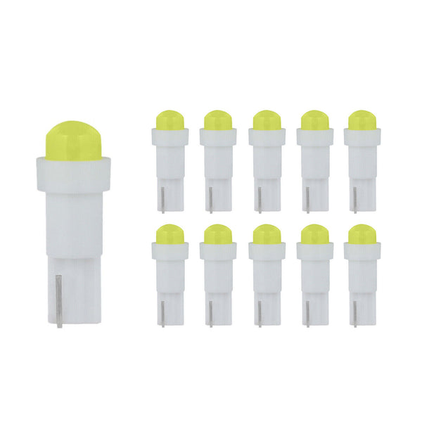 20pcs T5 Dash 5050 SMD LED Car Wedge Dashboard Instrument White Light Bulbs12VDC