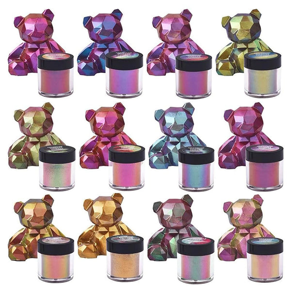 Chameleon Pearl Powder Pigment Color Shift Mica Powder Epoxy Resin Craft