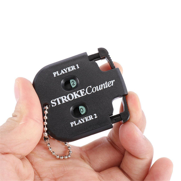 Golf Counter Black Shot Stroke Putt Score Count Two Digit Scoring Keeper