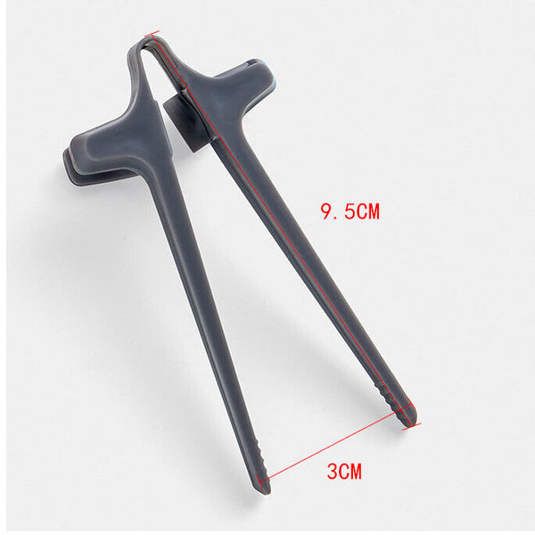 16PCS Free-Hands Snack Chopsticks Play Games Finger Chopsticks Clip Snacks Tools