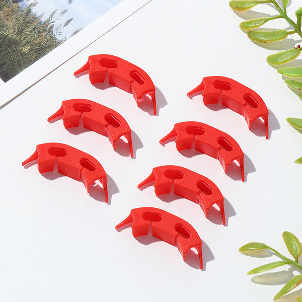 100Pcs Tomato Greenhouse Garden Plant Support Veggie Clip Trellis Twine AU