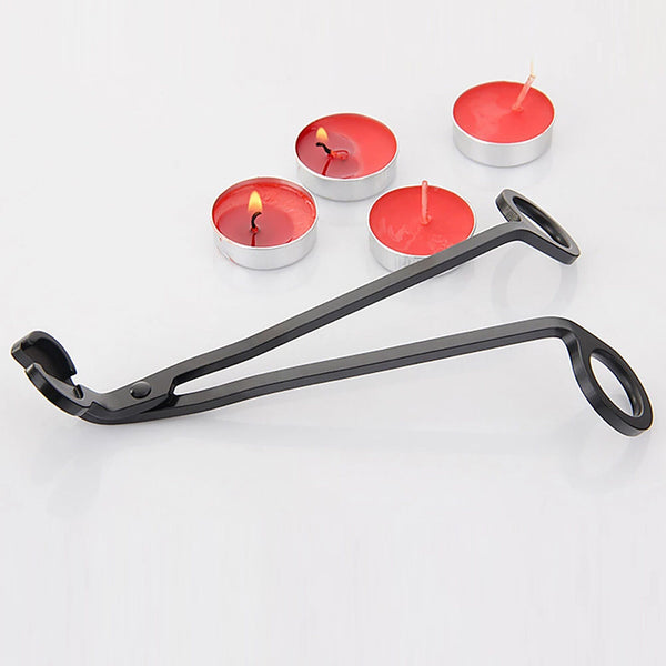Steel Candle Wick Trimmer Oil Lamp Trim Scissor Cutter Tool Hook Clipper Candles