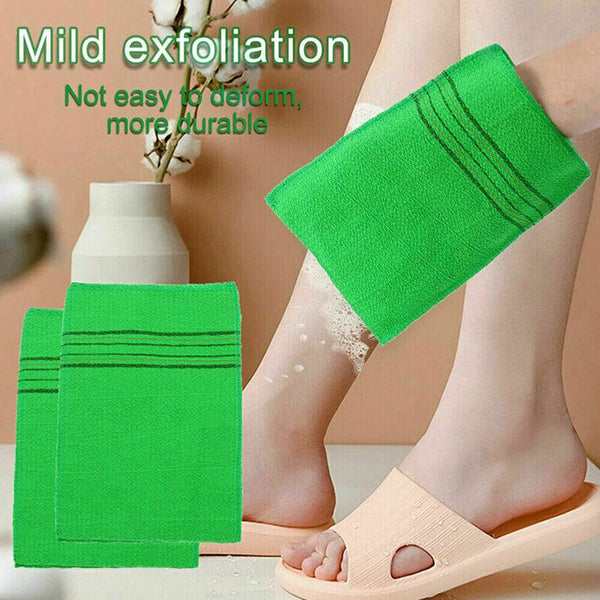 4PCS Exfoliating Mitten Scrub Bath Towel Viscose Italy Korean Washcloth