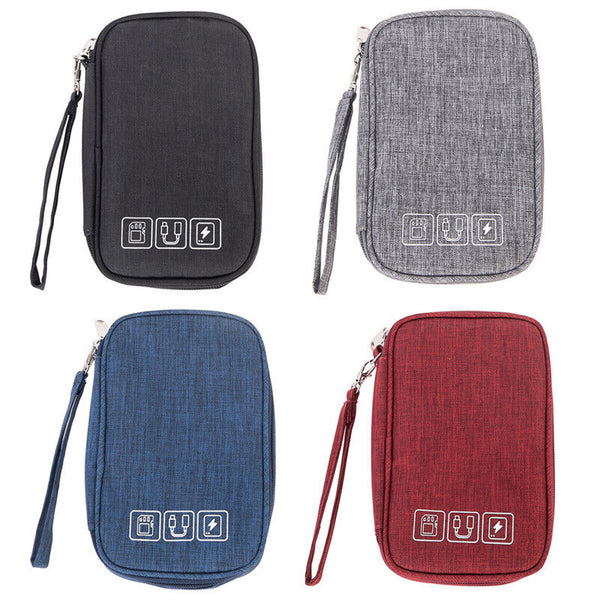 Electronic Accessories Cable Bag Organizer Travel Pouch Storage Cases Charger AU