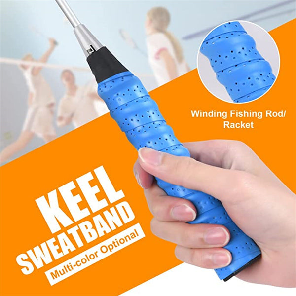 8x Anti-slip Racket Grip Tape Badminton Tennis Over Squash Racquet Rod Sweatband