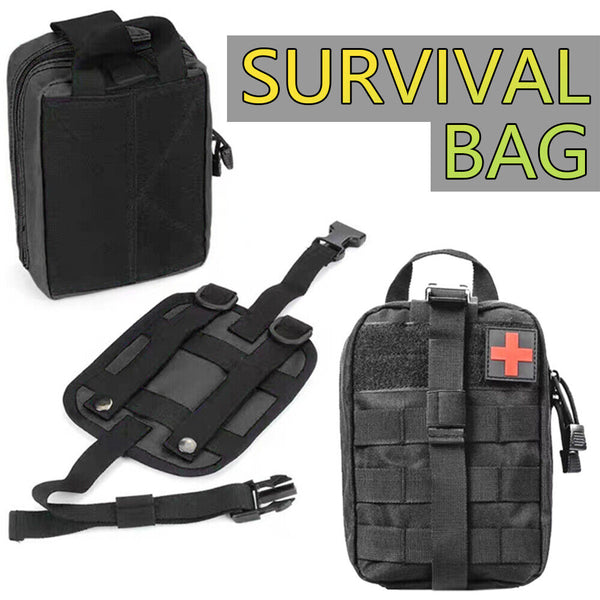 First Aid Kit Tactical Molle Medical Pouch Outdoor Emergency Survival Bag Pack