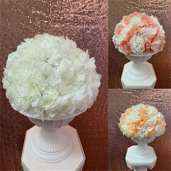 30cm Artificial Rose Flower Ball Bouquet Home Garden Wedding Party Decoration AU