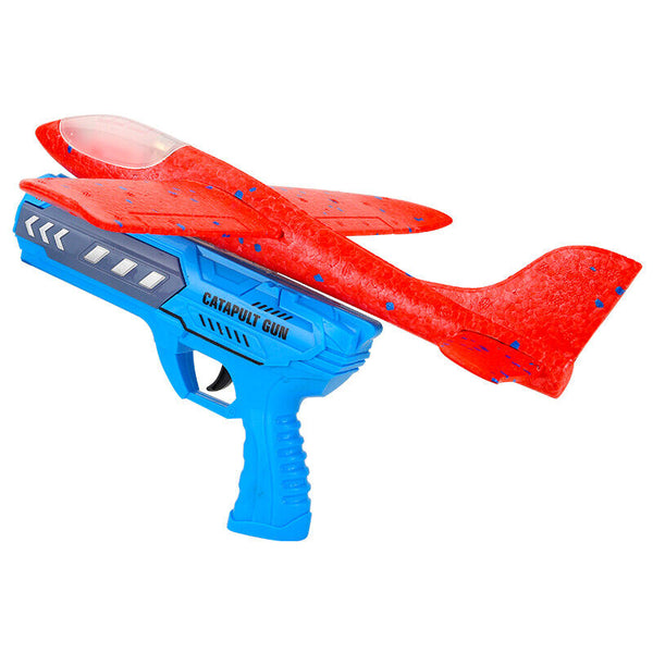 Plane Gun Airplane Launcher Toy Catapult Outside Flying Launcher Outdoor Toys AU
