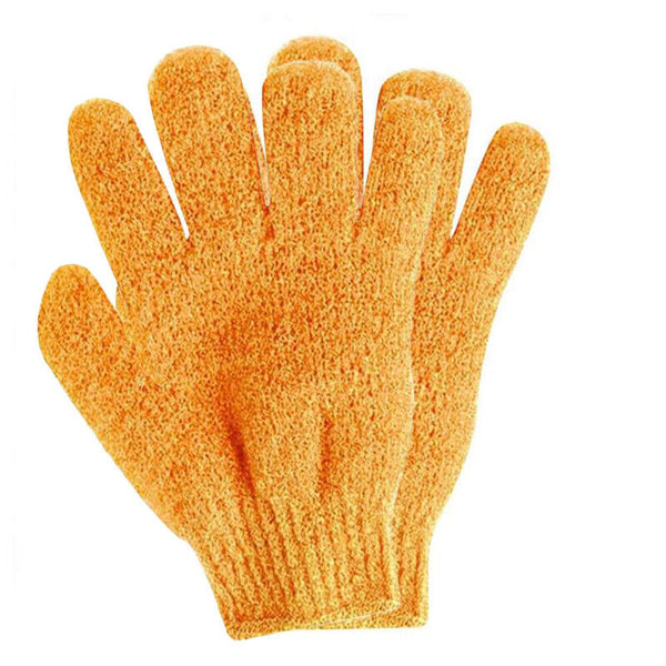 1 Pair Exfoliating Gloves Bath Shower Massage Spa Body Hand Scrub Mitt Towel AU
