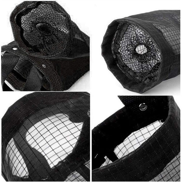 Hanging Holder Trash Mesh Storage Organizer Garbage Bags Plastic Bag Dispenser