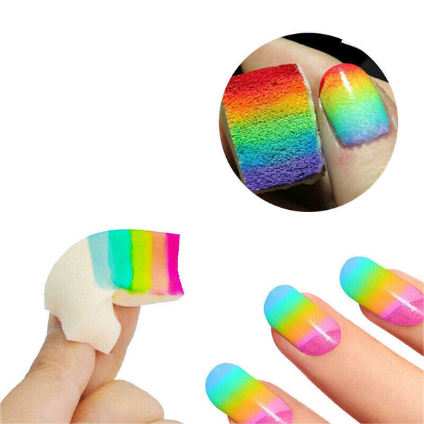 Makeup Sponge Cosmetic Wedge Nail Art Latex Blend Foundation Contour Facial Puff