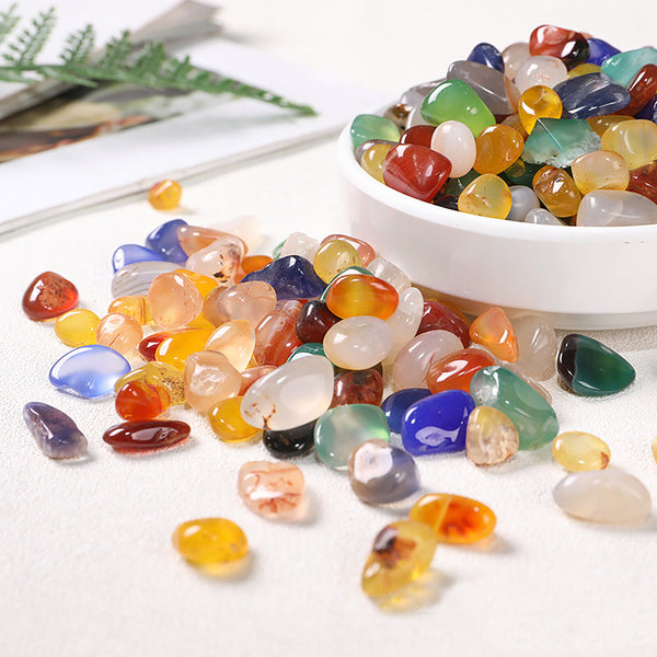 Natural Crystal Quartz Carved Worry Gemstone Healing Stone Mixed DIY Crafts Jewe