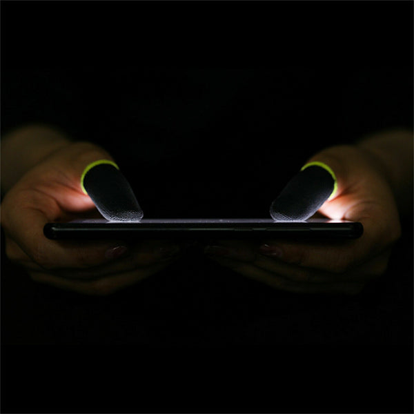 4Pairs Mobile Finger Sleeve Gaming Game Controller Sweatproof Gloves Touchscreen