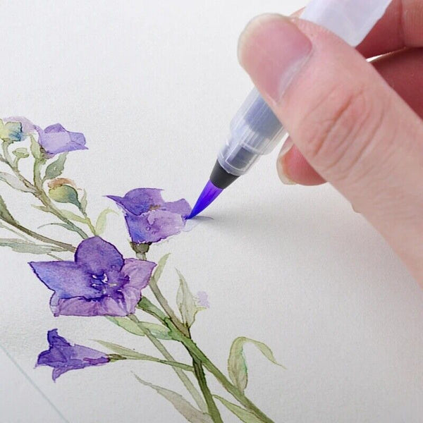 Artist Ink Water Brush Pen Set For Watercolor Calligraphy Painting Drawing