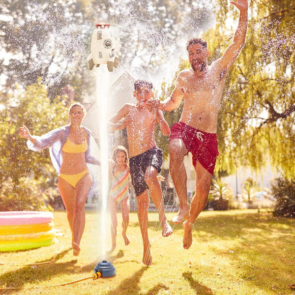 Air Rocket Toys for Kids Outdoor Water Pressure Lift Sprinkler Rocket Launcher