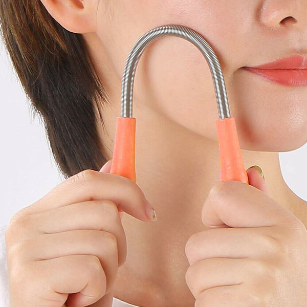 Threading Facial Hair Remover Removal Stick Tool Epilator Free Bend - Lets Party