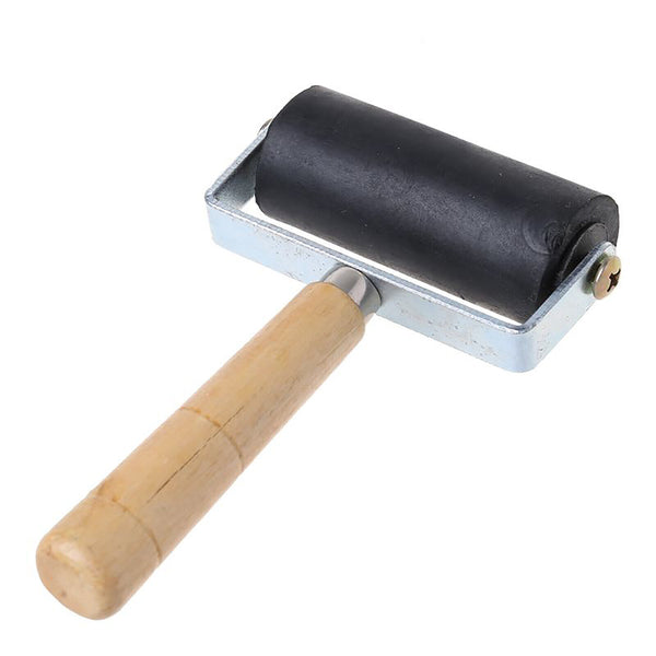 10cm Heavy Duty Hard Rubber Roller Printing Inks Lino Brayer Art Craft Roller AU