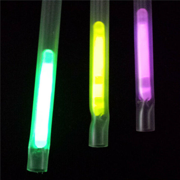30-1000x Fluorescent Glow Sticks Straws Night Club Bar KTV Cheering Props Lumino - Lets Party