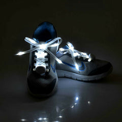 LED Flash Luminous Shoe Laces Shoelaces Platube Multi 5 Colour Light Up Glow Part