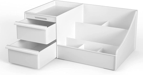 Cosmetic Organizer Makeup Organiser with Drawers Bathroom Skincare Storage Box - Lets Party