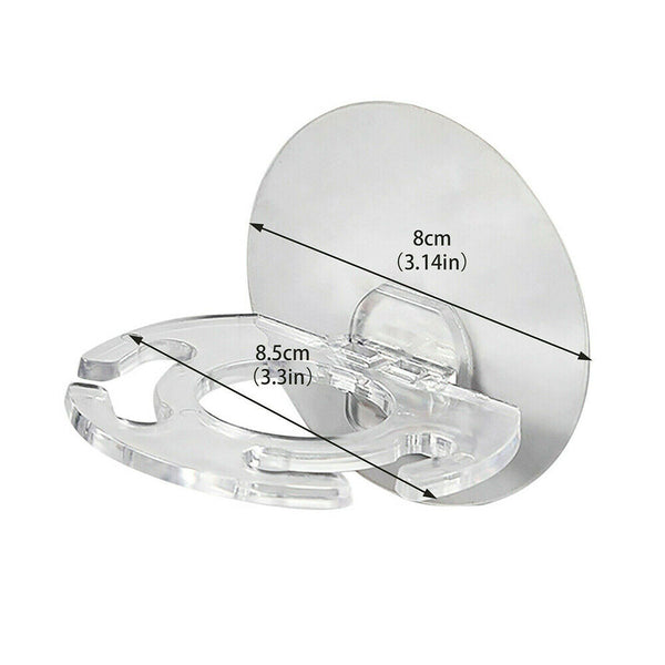 Toothbrush Holder Wall Mount Sucker Bathroom Suction Cup Toothpaste Storage Rack - Lets Party