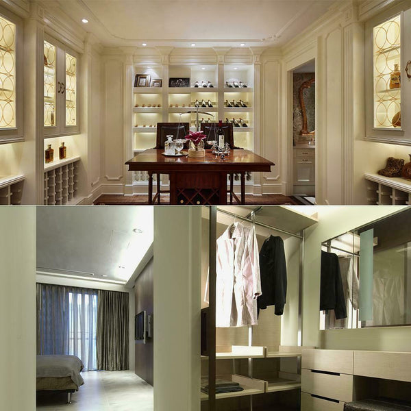 6 LEDs PIR Motion Sensor Night Light Infrared Wireless Wall Lamp Battery Powered - Lets Party