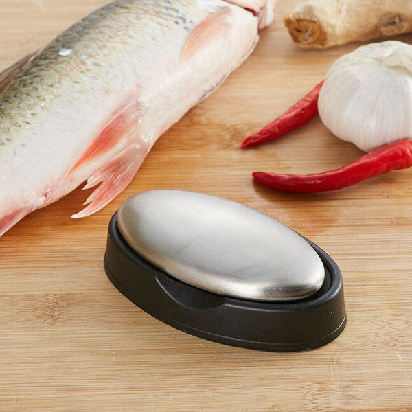 Stainless Steel Soap Magic Cleaner Odor Stink Remover Fish Smell Garlic Seafood - Lets Party