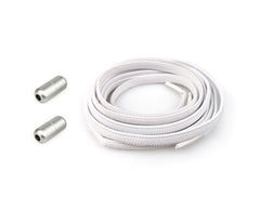 No Tie White Locked Elastic Shoelace Shoe Lace Lazy Laces Sneakers Sports Kids Adults
