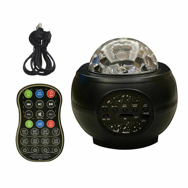 Galaxy Starry Night Lamp LED Star Projector Night Light Ocean Wave Projector KC - Lets Party