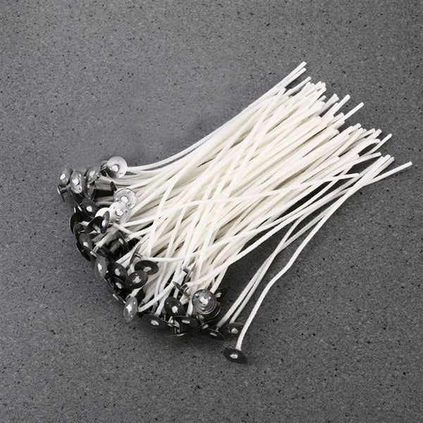 Candle Wick Pre Waxed With Sustainers Cotton DIY Candle Making Tool  - Lets Party