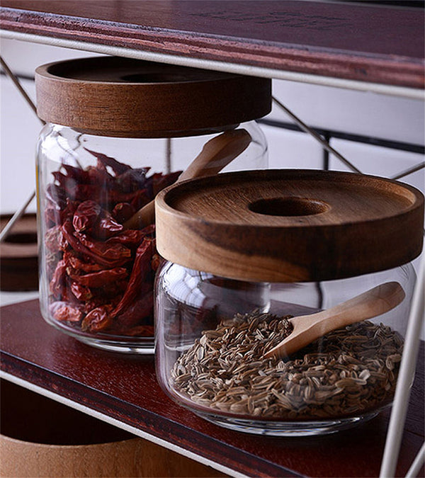 Mini Wooden Spoon Kitchen Spice Spoon Small Short Condiment Spoons Scoop