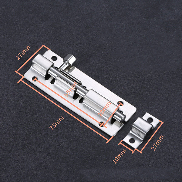 3 inch Stainless Steel Bolt Door Lock Latch Sliding Lock Barrel Door Bolt