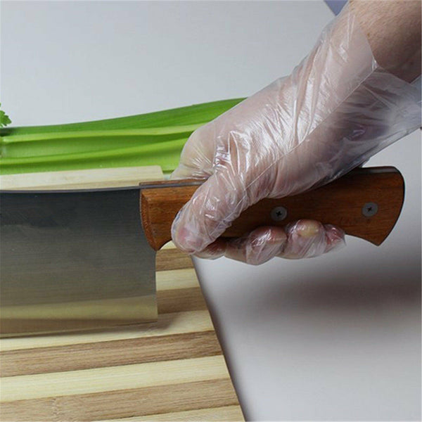 2000PCS Disposable Plastic Gloves Food Handling Disposable Transparent Gloves AU