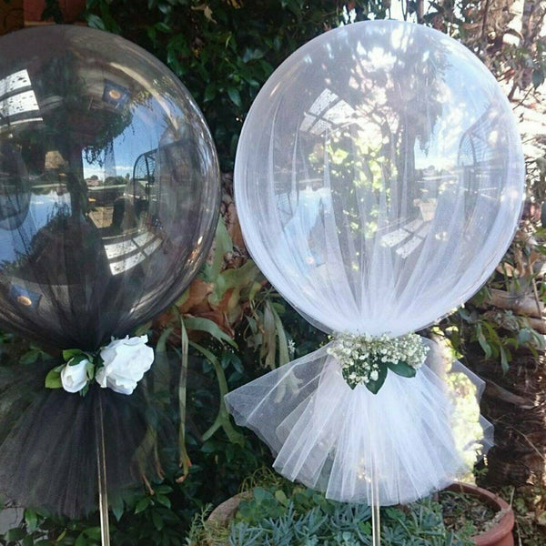 24cm Clear Large Roubd BOBO Bubble Balloons Transparent Wedding Party Decoration