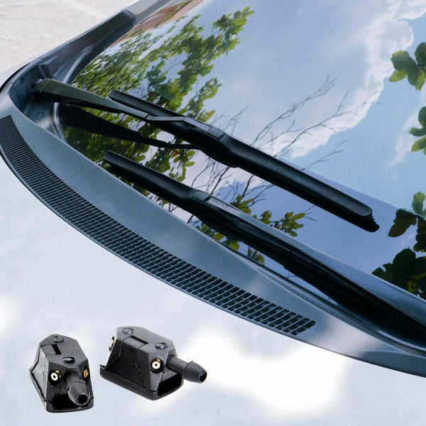 2Pcs Car Universal Windscreen Arm Washer Wiper Blade Spray Water Nozzles Jets