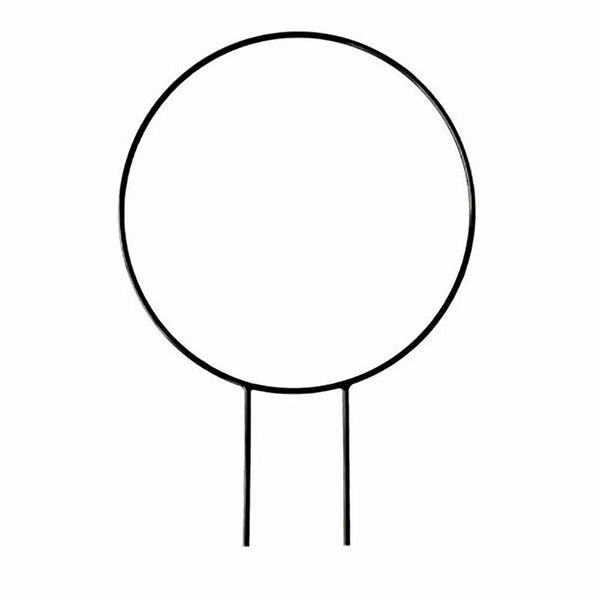 2pcs Metal Garden Trellis Climbing Plants Flower Plant Holder Heart Round Shaped