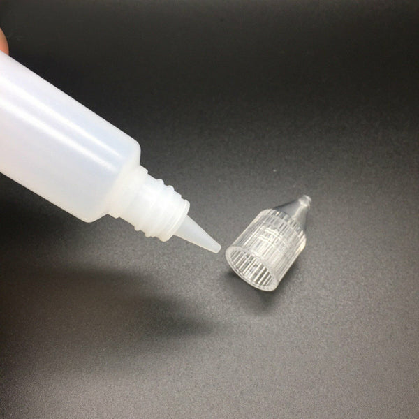 10x Squeezable Empty Plastic Needle Tip Oil Liquid Dropper Bottle Eye Drop 15ML