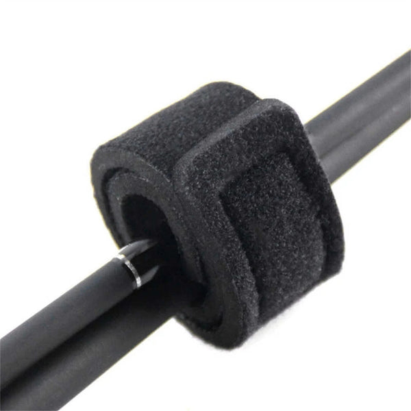 10-100X Fishing Rod Tie Strap Tackle Wrap Band Pole Holder Fastener Fishing Tool