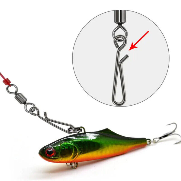 Fishing Snap J Clip Connector 25pcs - Fastest Changing Squid Jig Egi Swivel Lure