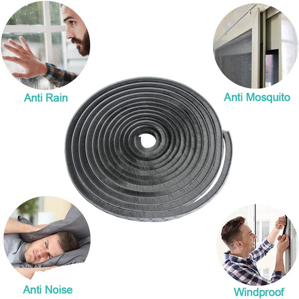 Foam Seal Weather Strip Foam Tape Door Window Draught Excluder Self Adhesive 5M