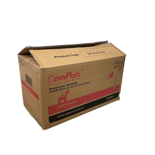 100-2000x Recycle Disposable Wooden Spoon Eco friendly Compostable Wedding Party