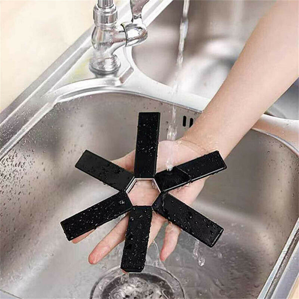 2X Creative Folding Heat Insulation Pad Placemats Foldable Bowl Cup Pad AU Stock