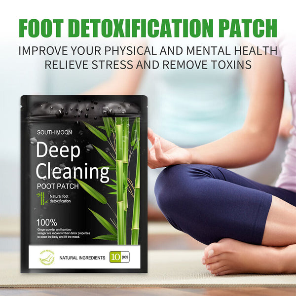 100 Pack Detox Foot Patches Pads Natural plant Toxin Removal 100 Sticky Adhesive - Lets Party