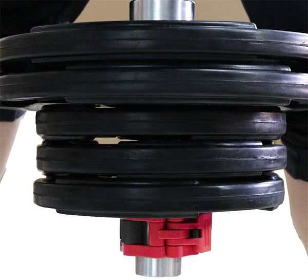 4x 25mm Barbell Clamp Collar Clip Olympic Weightlifting Lift Spring Dumbell Lock