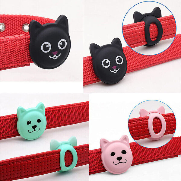 Silicone Pet Protective Case for Apple Airtag Loop GPS Finder Dog Cat Collar AU