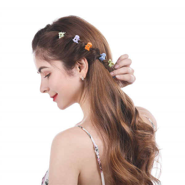 Women Hair Claw Clips Small Plastic Clamps Girls Kids Style Accessory
